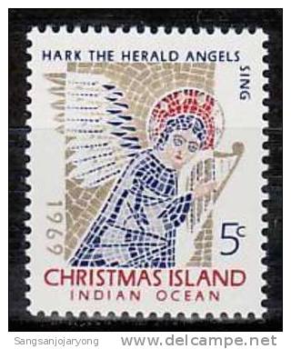Christmas ( Noël, Weihnachten, Navidad, Kerstmis ), Christmas Island Sc34 Angel - Kerstmis