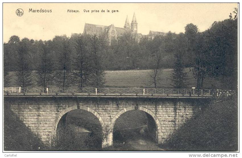 MAREDSOUS- VUE PRISE DE LA GARE - Anhée