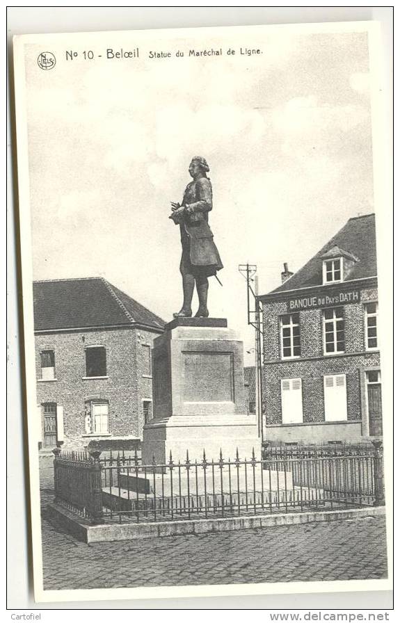 BELOEIL- STATUE DU MARECHAL DE LIGNE - Belöil