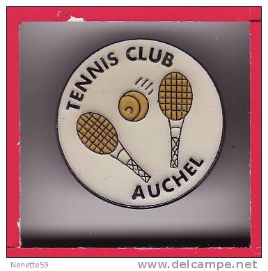 Pin´s AUCHEL Tennis ( Dép 62 ) - Tenis