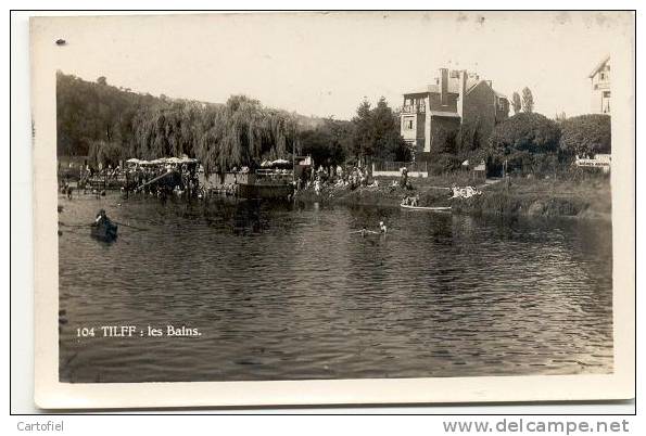 TILFF- CARTE PHOTO- LES BAINS - Esneux