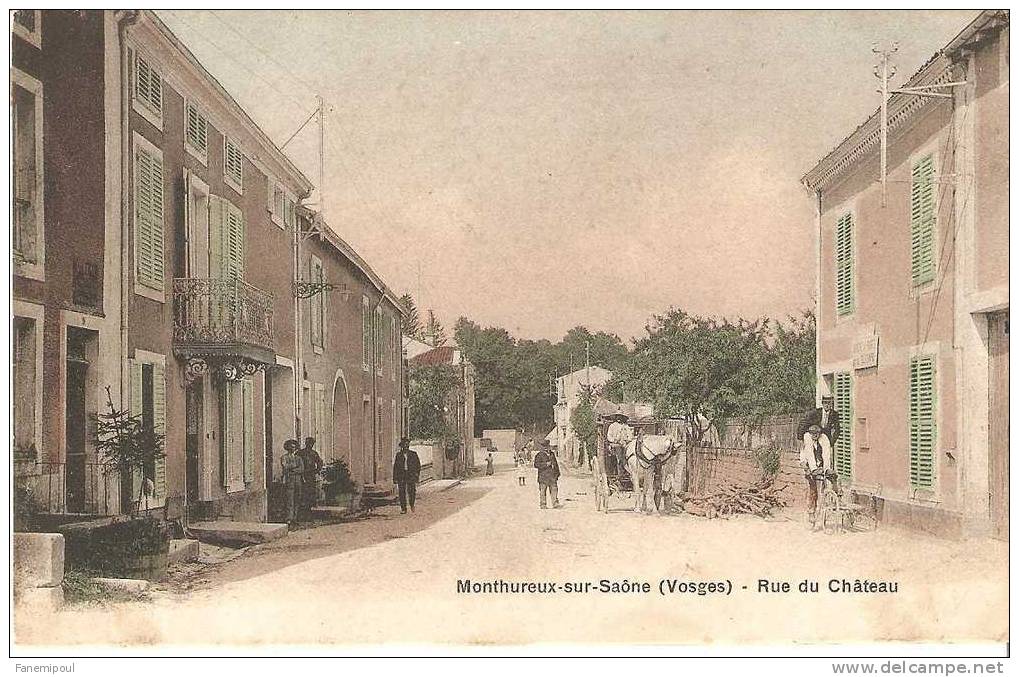MONTHUREUX-SUR-SAÔNE.     Rue Du Château - Monthureux Sur Saone