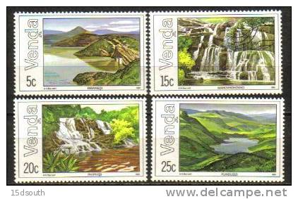 Venda - 1981 Lakes And Waterfalls Set MNH - Venda