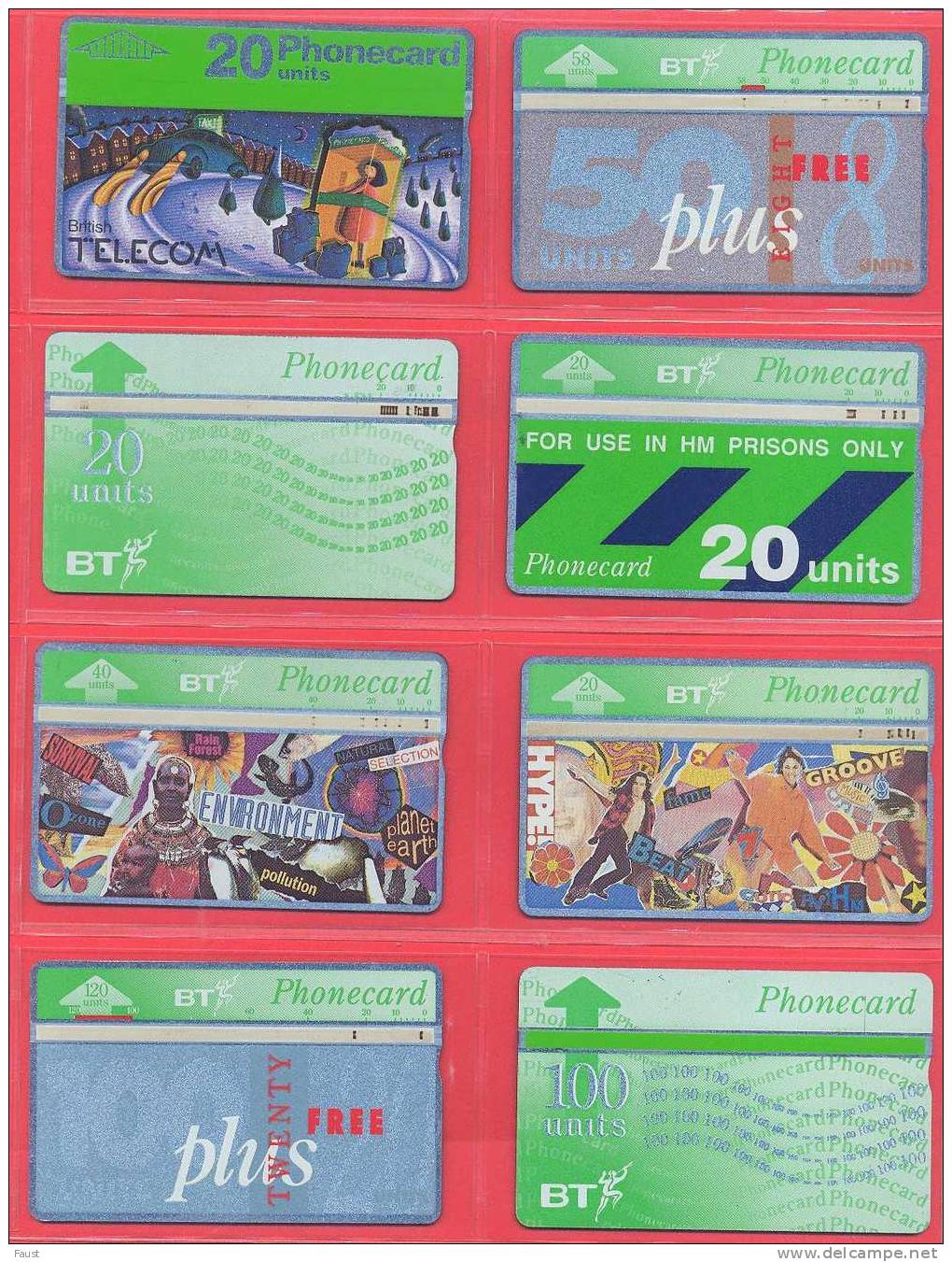 8 Used Cards SEE SCAN - Colecciones