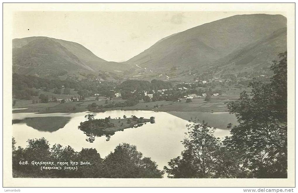 Britain United Kingdom - Grasmere From Red Bank Postcard [P96] - Grasmere