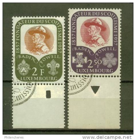 LUXEMBOURG N° 526 & 527 ** Obl. - Used Stamps