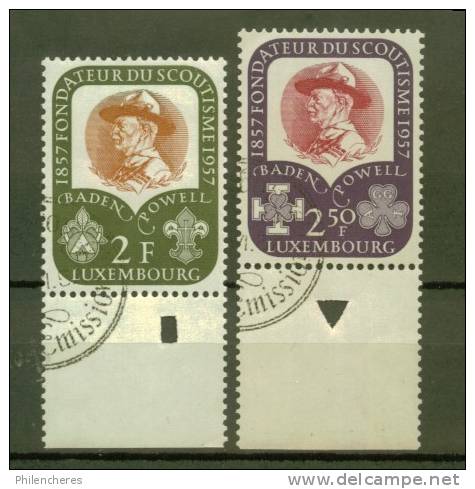 LUXEMBOURG N° 526 & 527 ** Obl. - Gebraucht