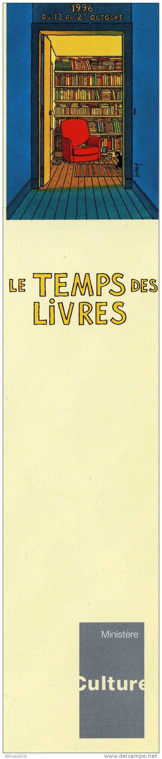 JUILLARD. MARQUE-PAGE POUR LE TEMPS DES LIVRES. OCTOBRE 1996. MINISTÈRE DE LA CULTURE. - Bookmarks