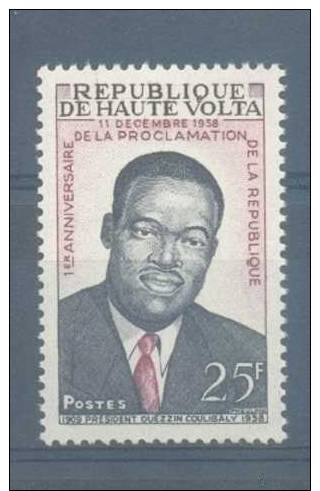 CHEAP SHIPPING * HAUTE VOLTA * SERIE 1v YEAR 1959 * 1ST ANN. REPUBLIC * MNH - Opper-Volta (1958-1984)