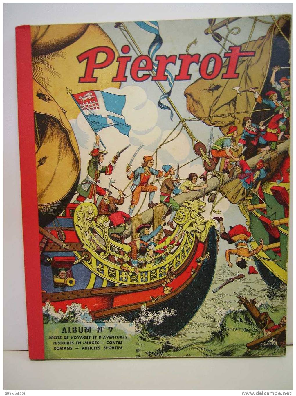 PIERROT. ALBUM N° 9. DU N° 30 DU 24 JUILLET 1949 AU N° 4 DU 22 JANVIER 1950. BEL ETAT DE FRAÎCHEUR ! - Pierrot