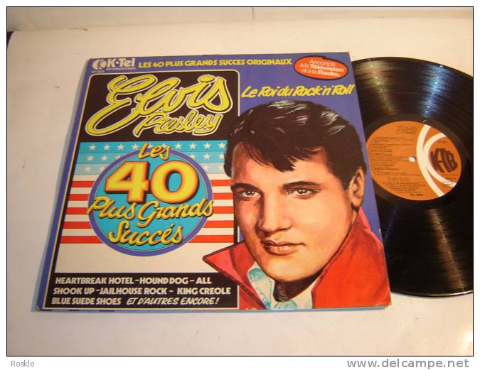 DISQUE LP 33T D ORIGINE / ELVIS / 40 SUCCES / K TEL 1976 / 2LP - Rock