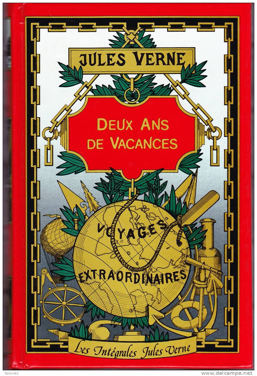 Jules Verne - Deux Ans De Vacances - Hachette " Les Intégrales Jules Verne " - ( 1990 ) . - Aventure