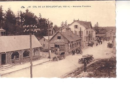 Col De La Schlucht : Ancienne Frontière ,animée - Zoll