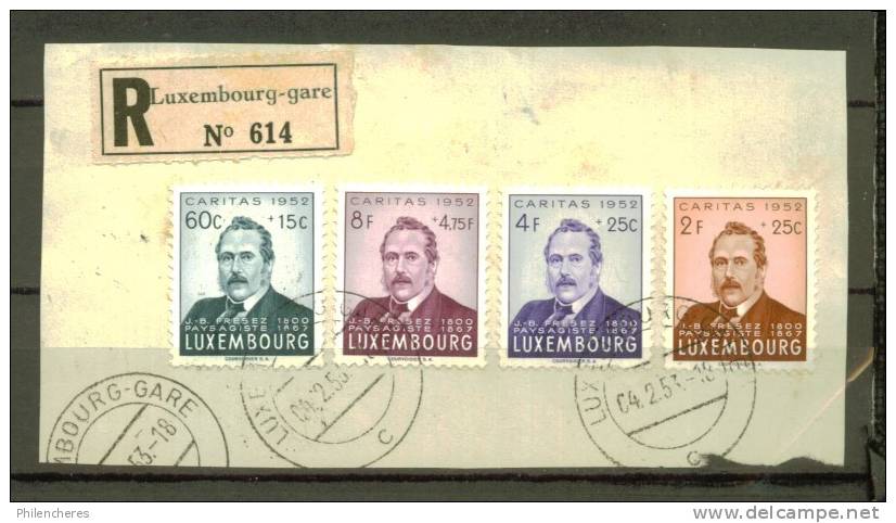 LUXEMBOURG N° 461 à 464 Obl. - Used Stamps