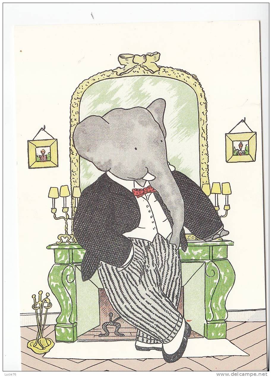 BABAR  CHEZ LA VIEILLE DAME  -  Extrait De  Histoire De BABAR  -  1997  - Laurent De Brunhoff - TV Series