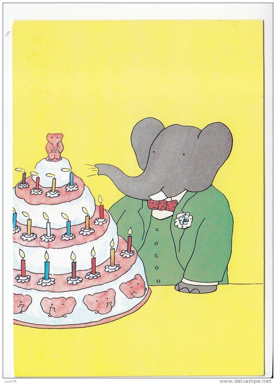 Extrait De L´ANNIVERSAIRE DE BABAR   - BABAR  CHARACTERS   -  1970 - Laurent De Brunhoff - Series De Televisión