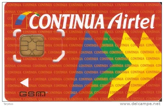 AC-003  TARJETA DE AIRTEL DE GSM  CONTINUA - Airtel