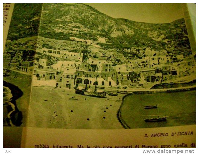 ISCHIA CASAMICCIOLA  NAPOLI  VECCHIA  BROCHURE DEPLIANT TURISMO  CONDIZIONI  COME DA  FOTO CARTE 1