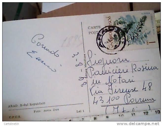 ROMANIA - ARAD  TRAM VB1968 CD5887 - Romania