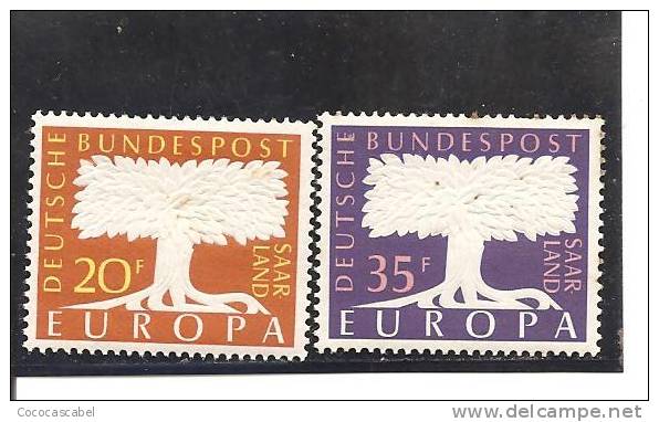 Sarre Nº Yvert  384-85 (MNH/**) - Unused Stamps
