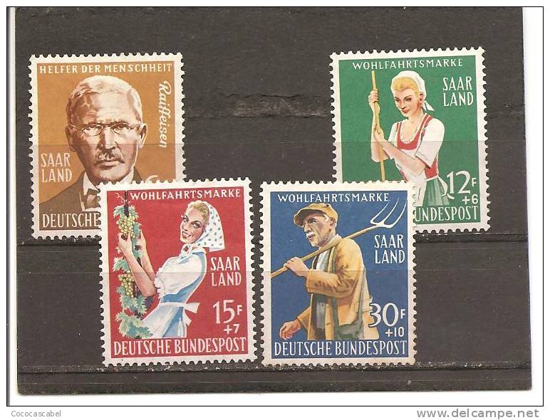 Sarre Nº Yvert  423-26 (MH/*). - Unused Stamps