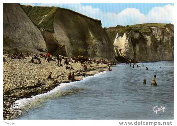 76 BERNEVAL La Plage Et Les Falaises - Berneval