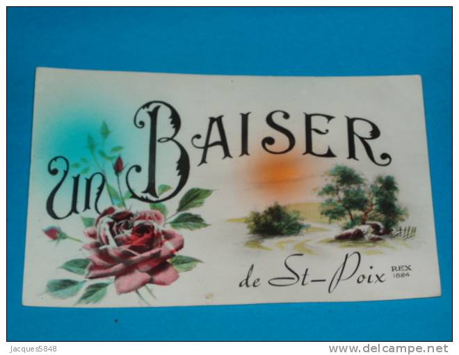 53) Un Baiser De St-poix - N° 1824 -  Année 1953 - EDIT. Rex - Other & Unclassified