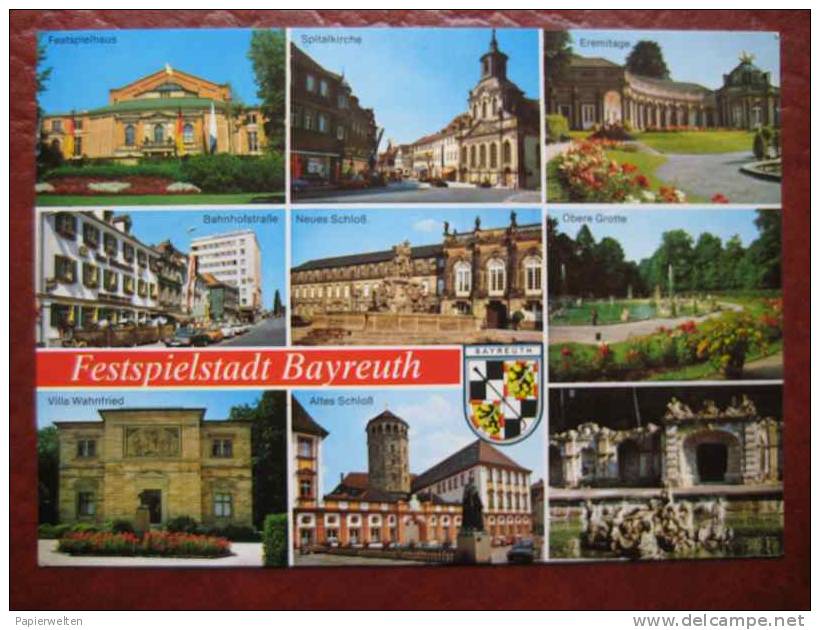 Bayreuth - Mehrbildkarte Festspielstadt - Bayreuth