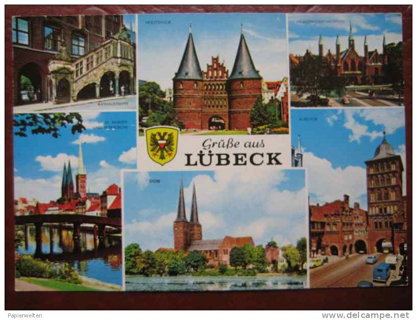 Lübeck - Mehrbildkarte - Lübeck