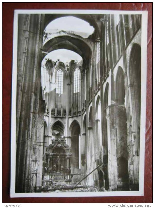 Lübeck - Marienkirche: Bombenschaden 1942 - Luebeck