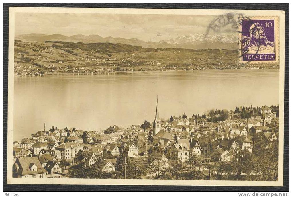 HORGEN KARTE 1930 NACH D - Horgen