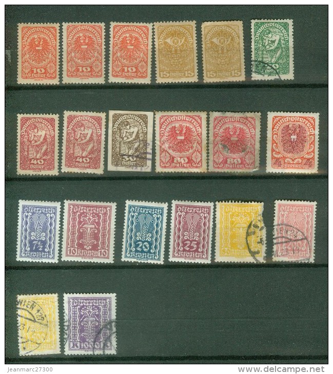 Autriche -lot 4 Neufs Et Oblitérés -0.15/objet Si Vous Achetez Groupé - Unused Stamps