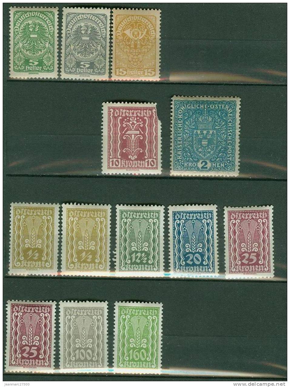 Autriche - Yt 158 189 190 194 253 253 261 263 264 271 Neuf Tb -0.15/objet Si Vous Achetez Groupé - Unused Stamps