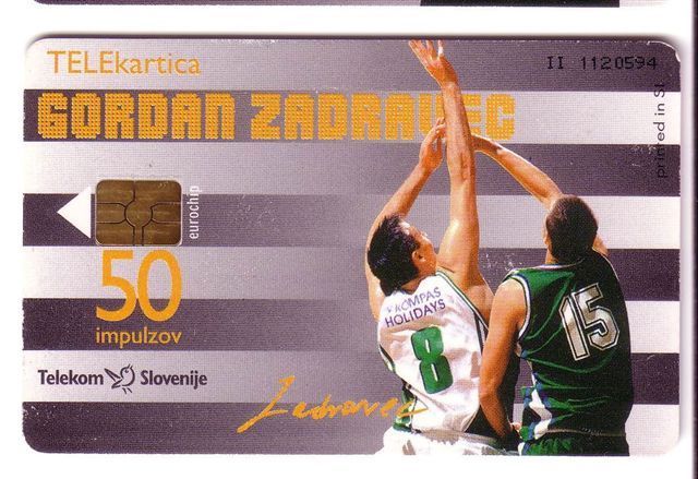 BASKETBALL  G. Zadravec ( Slovenia Super Rare - 3.000 Ex )  Basket Ball Baloncesto Pallacanestro * DAMAGED - See Scan - Slowenien