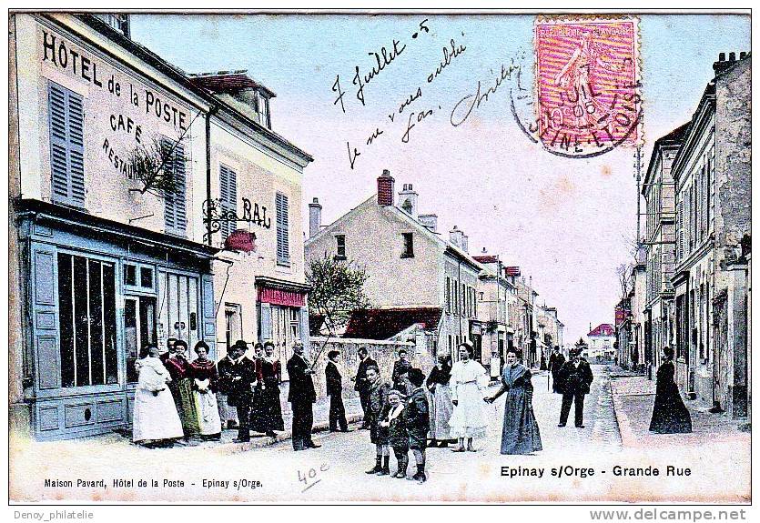 EPINAY-SUR-ORGE- GRANDE RUE - Epinay-sur-Orge