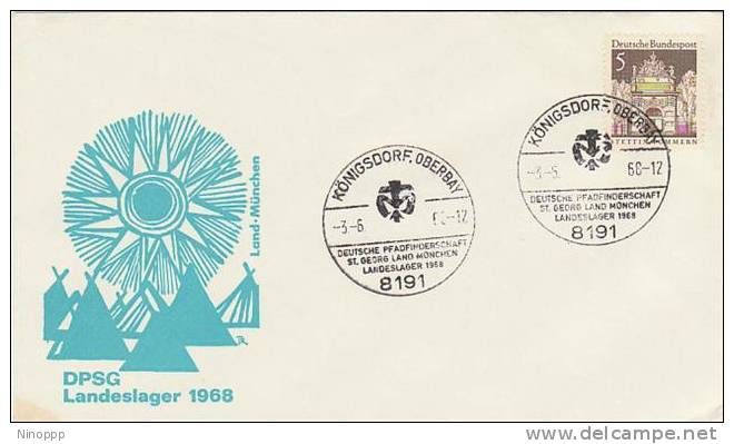 Germany-1968 DPSG Landeslager 1968  Scout Cover - Other & Unclassified