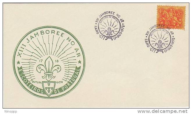 Portugal-1970 13th  Jamboree Of Scouts Of Portugal Souvenir Cover - Other & Unclassified