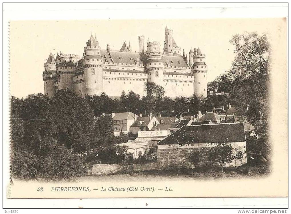PM -   Chateau   Pierrefonds Côté Ouest - Castles
