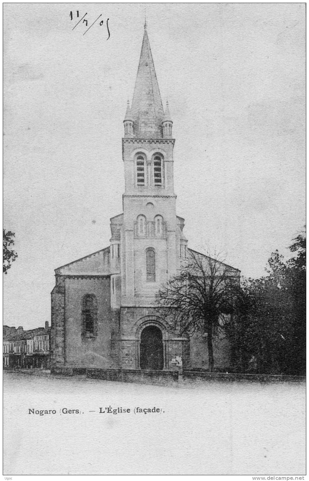 CPA - 32 - NOGARO - L´église - 075 - Nogaro