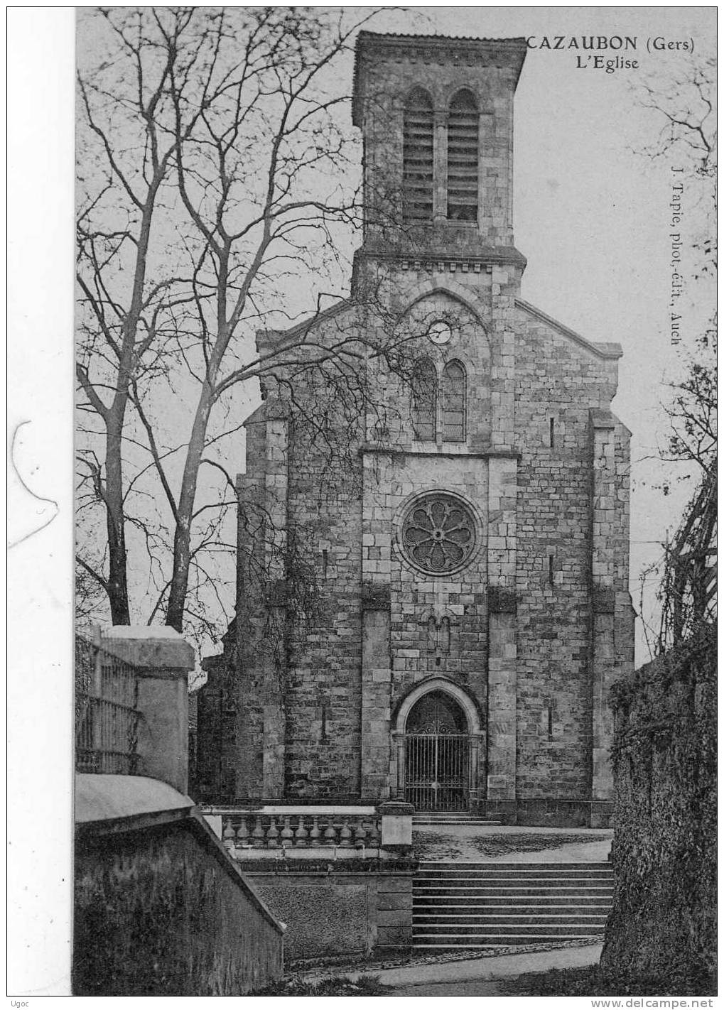 CPA - 32 - CAZAUBON - L´église - 076 - Andere & Zonder Classificatie