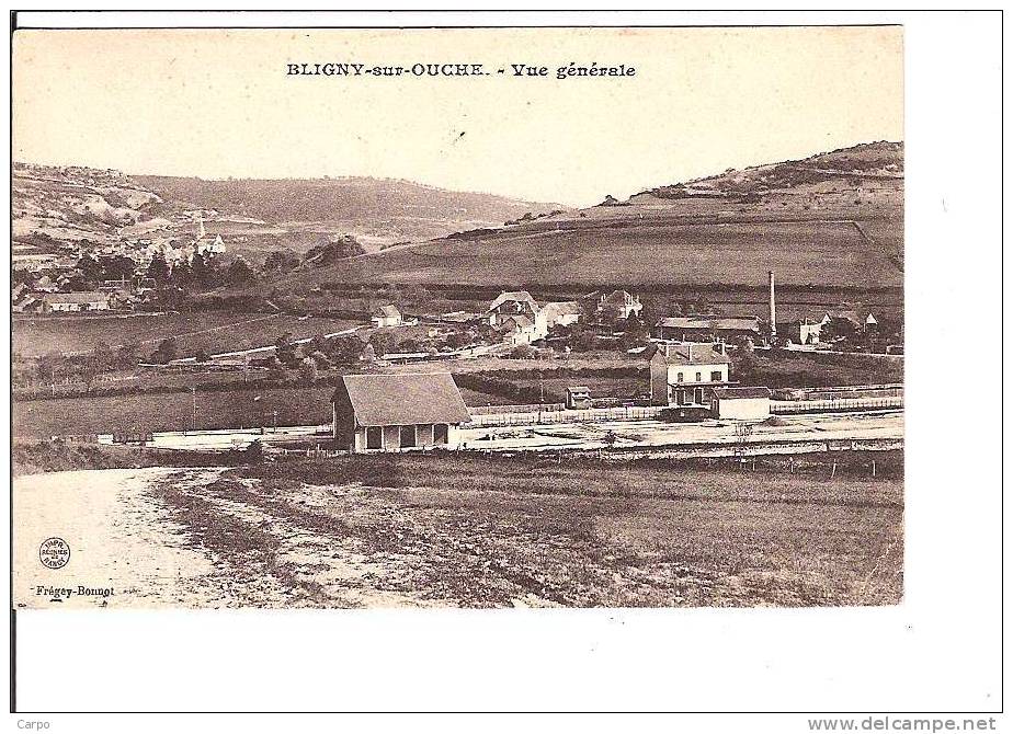 BLIGNY-SUR-OUCHE. - Vue Générale.(La Gare) - Autres & Non Classés