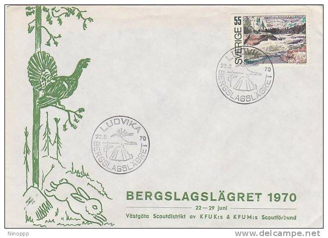 Sweden-1970 Bergslagslagret  Scout Camp Souvenir Cover - Other & Unclassified