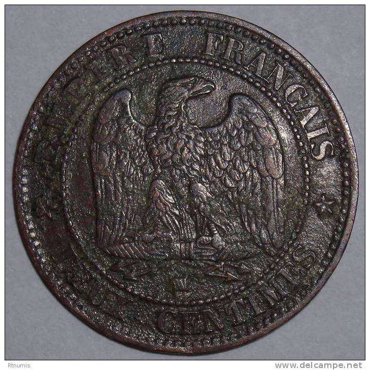 2 Centimes Napoléon III 1857 MA MARSEILLE RARE TTB - 2 Centimes