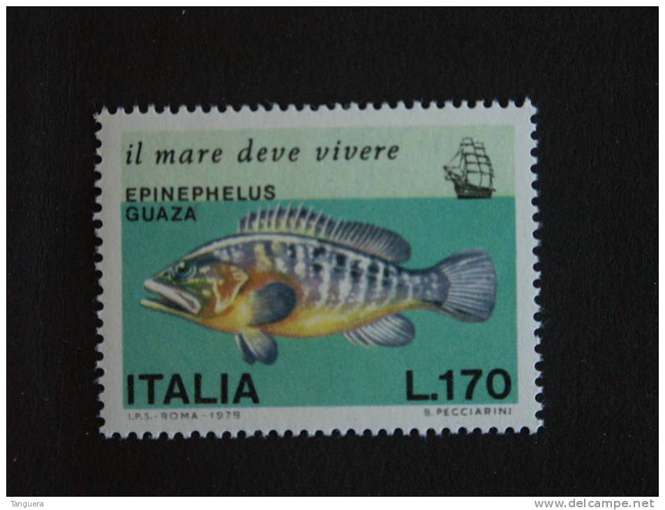 Italie Italia 1978  Epinephelus Vis Poisson Yv 1332 MNH ** - Poissons