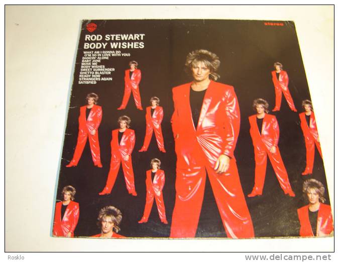 DISQUE LP 33T D ORIGINE / ROD STEWART / BODY WISHES / WARNER 1983/ TRES BEL ETAT - Disco, Pop