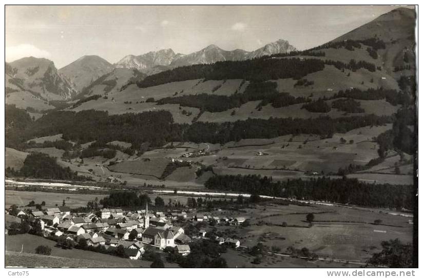 Suisse - Albeuve - Panorama - Albeuve