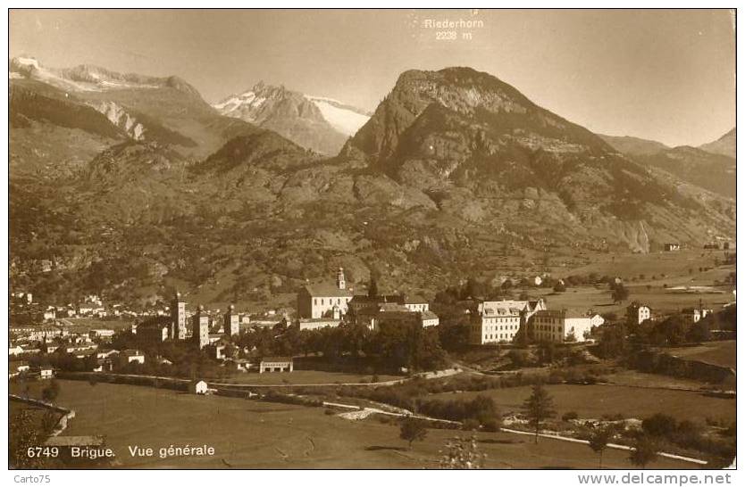 Suisse - Brigue - Panorama - Brigue-Glis 