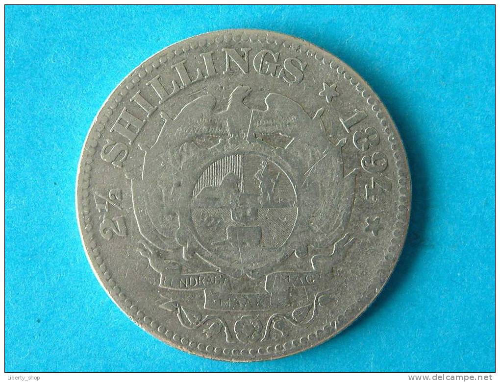 2 1/2 SHILLING ( Silver ) 1894 / KM 7 ( For Grade, Please See Photo ) ! - Afrique Du Sud