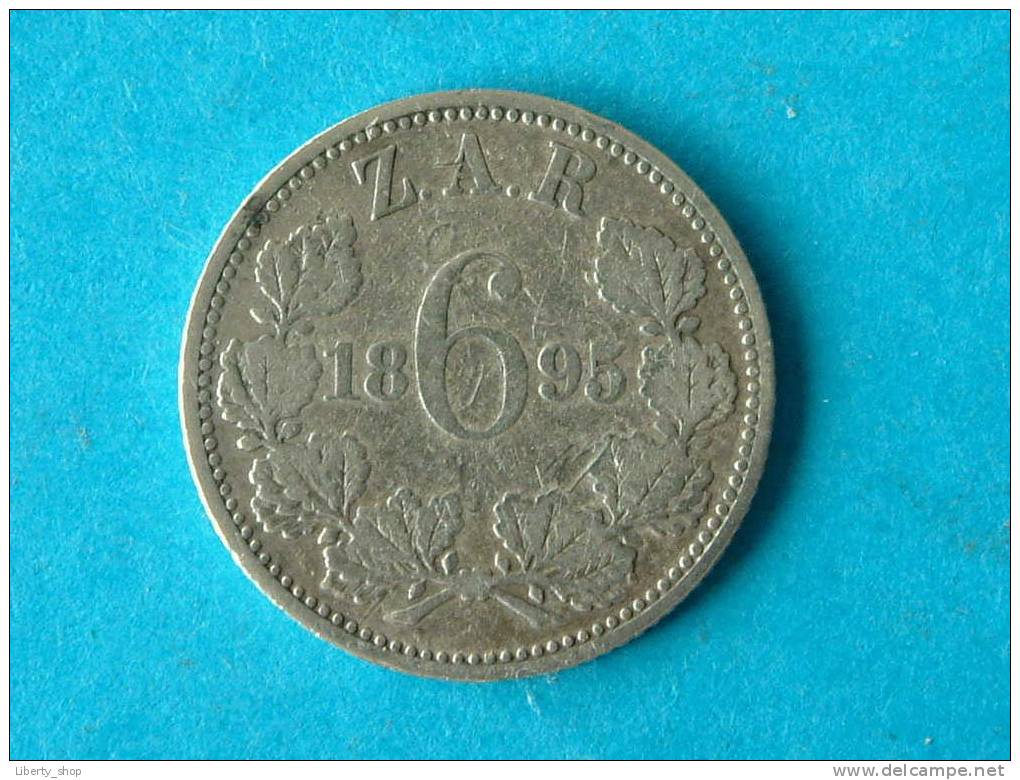 6 PENCE ( Silver ) 1895 / KM 4 ( For Grade, Please See Photo ) ! - Südafrika