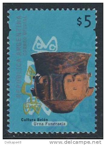 Argentina 2000 M 2598 YT 2216 Sc 2133 O-used : Funeral Urn / Urne / Urne - Culture - Arqueología